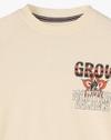 Full Sleeve Crew Neck Tee, ECRU, 11-12Y