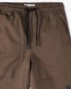 SHORTS WITH FLA, Chocolate Brown, 11-12Y