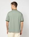 RINGER T SHIRT, LT. GREEN, L