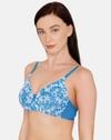 Floral Print T-shirt Bra