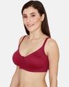 Zivame TRUE Curv Double Layered Non Wired Non Padded 3/4th Coverage Sag Lift Bra - Purple Potion