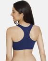 Girls Double Layered Non-Wired Full Coverage Racerback Beginner Sports Bra (Pack Of 2)
