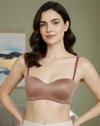 At Work Padded Wired 3/4Th Coverage Strapless Bra