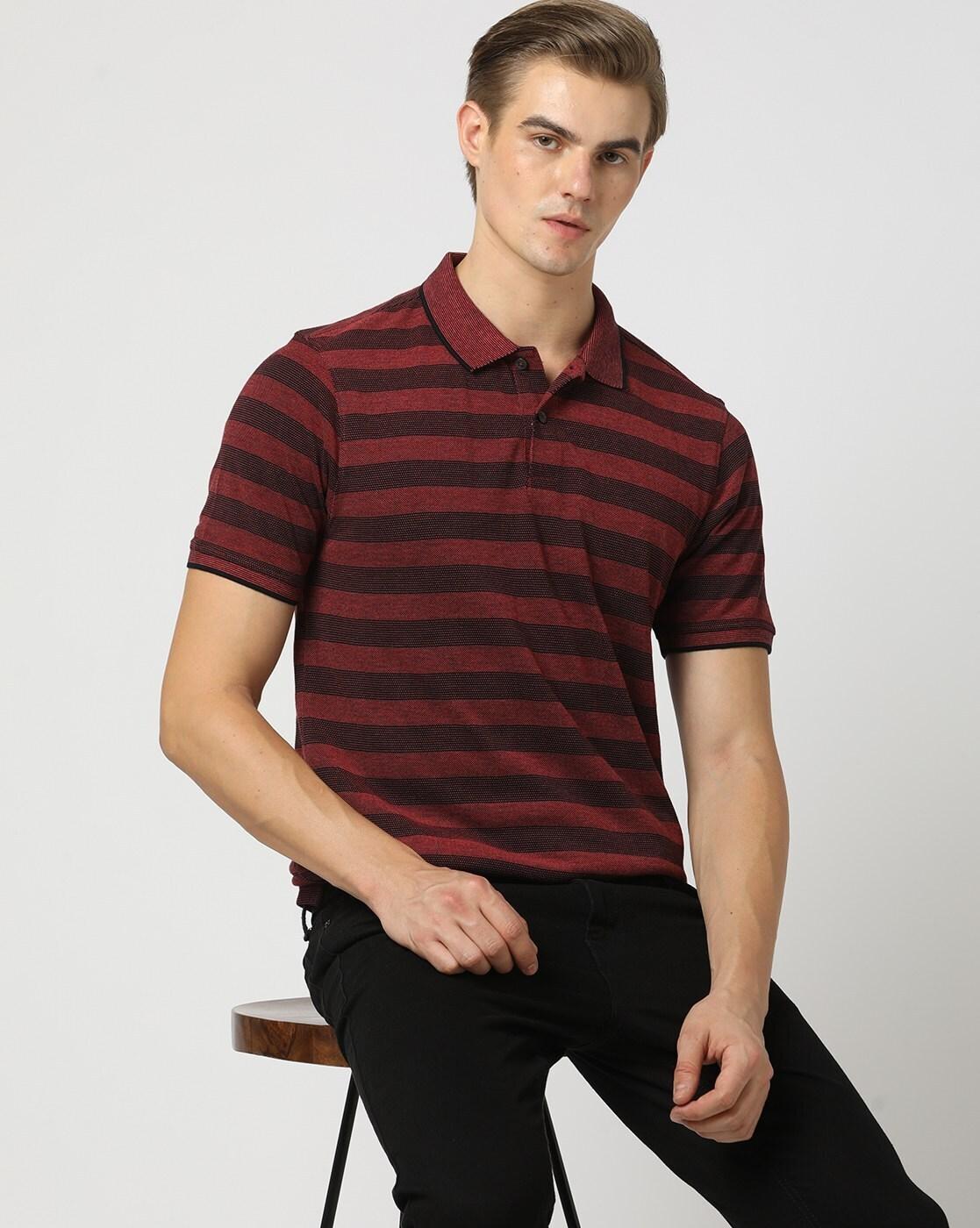 Striped Polo T-Shirt