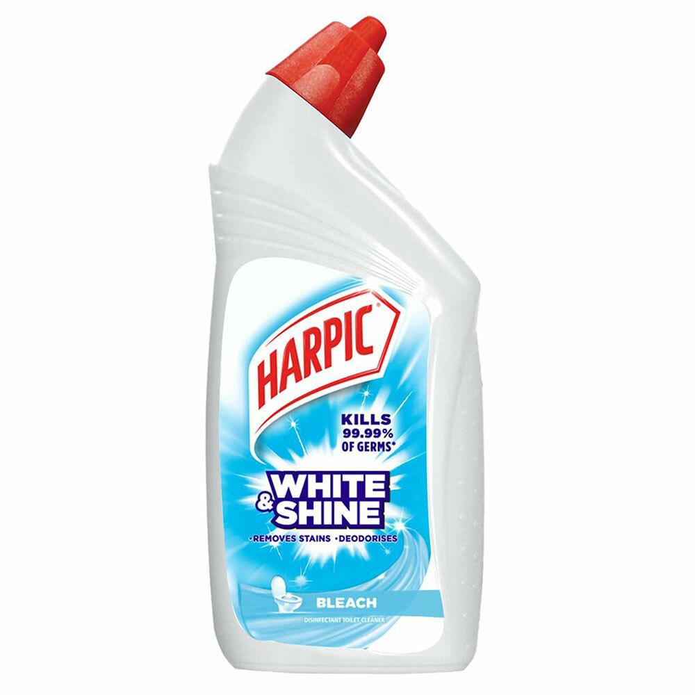 HARPIC | Harpic White & Shine Bleach Disinfectant Toilet Cleaner 500 ml