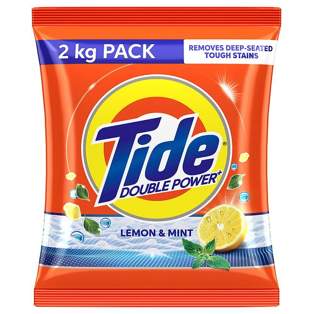 TIDE | Tide Plus Double Power Lemon & Mint Detergent Powder 2 kg