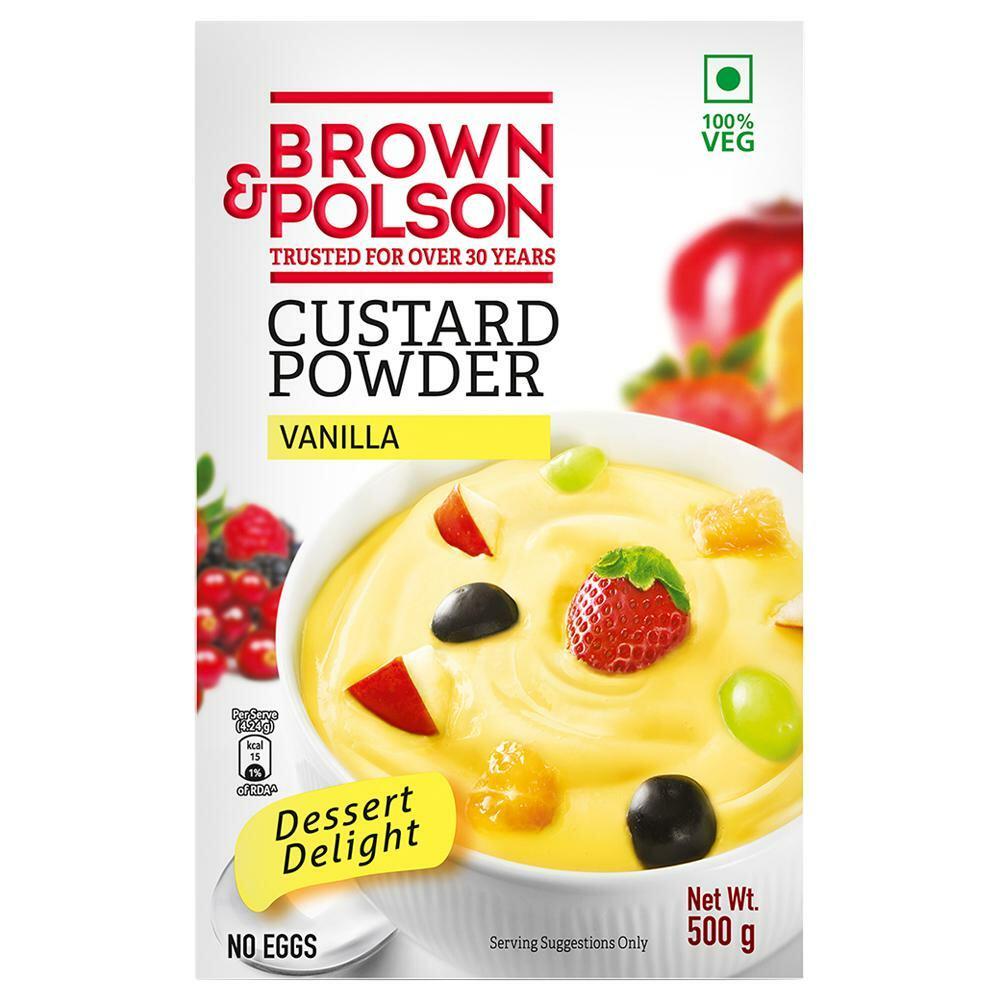 BROWN & POLSON | Brown; Polson Vanilla Custard Powder 500 g