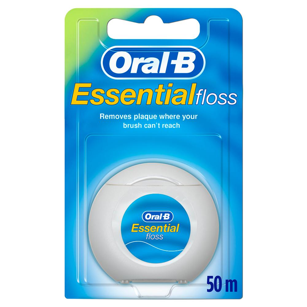 ORAL-B | Oral-B Essential Dental Floss, Mint 50 m