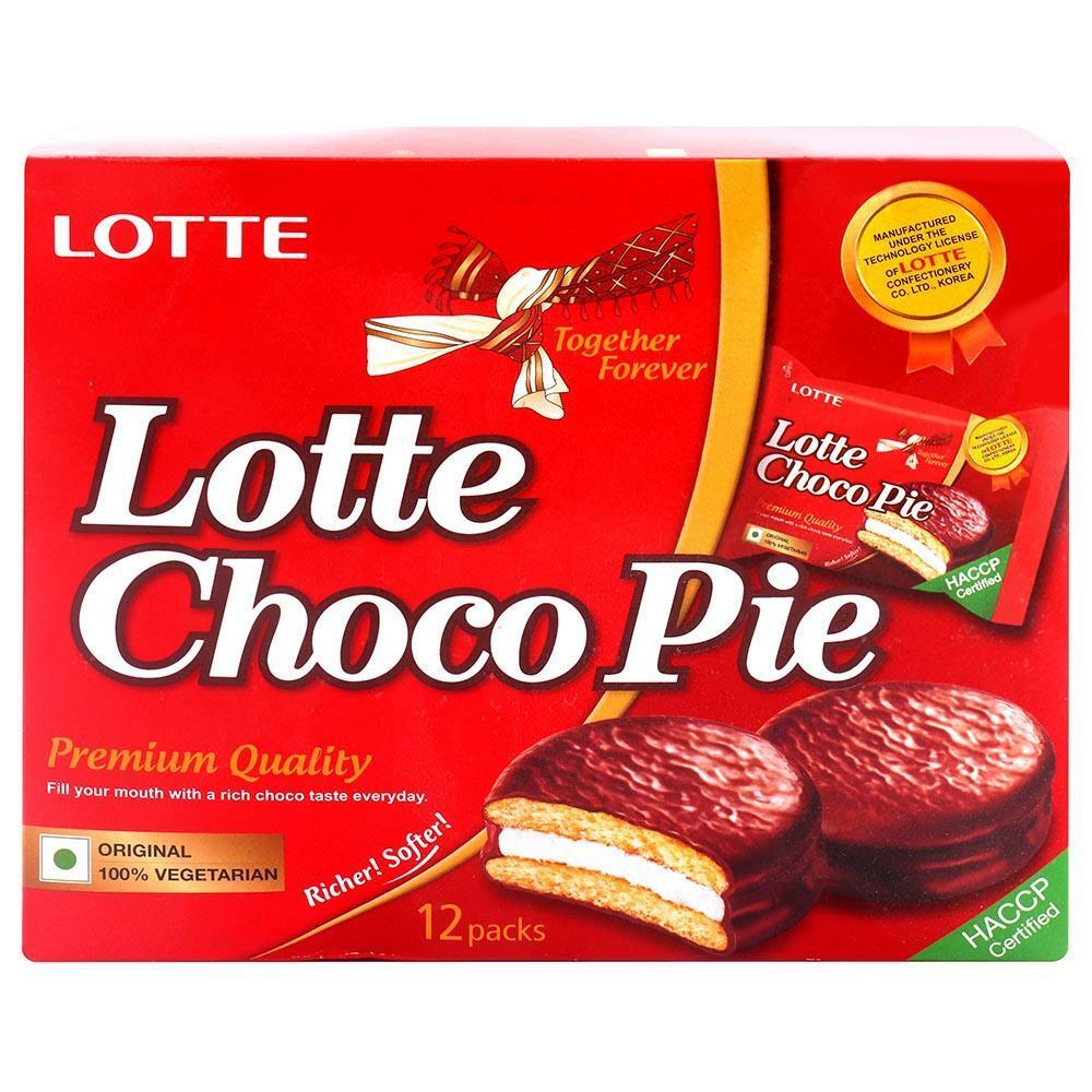 LOTTE | Lotte Creamfilled Choco Pie 28 g (Pack of 12)