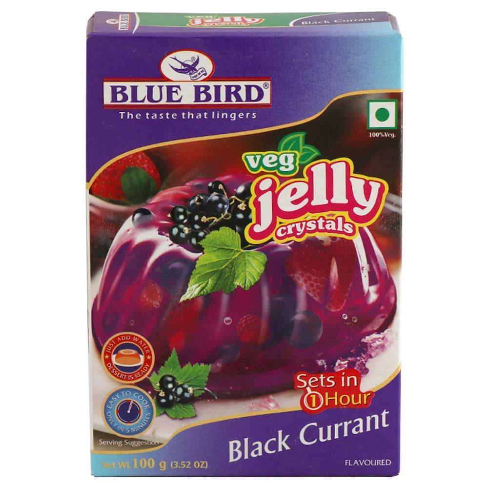 BLUE BIRD | Blue Bird Black Currant Veg Jelly Crystals 100 g