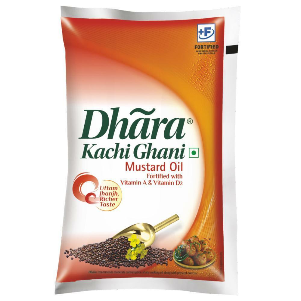 Dhara | Dhara Kachi Ghani Mustard Oil 1 L