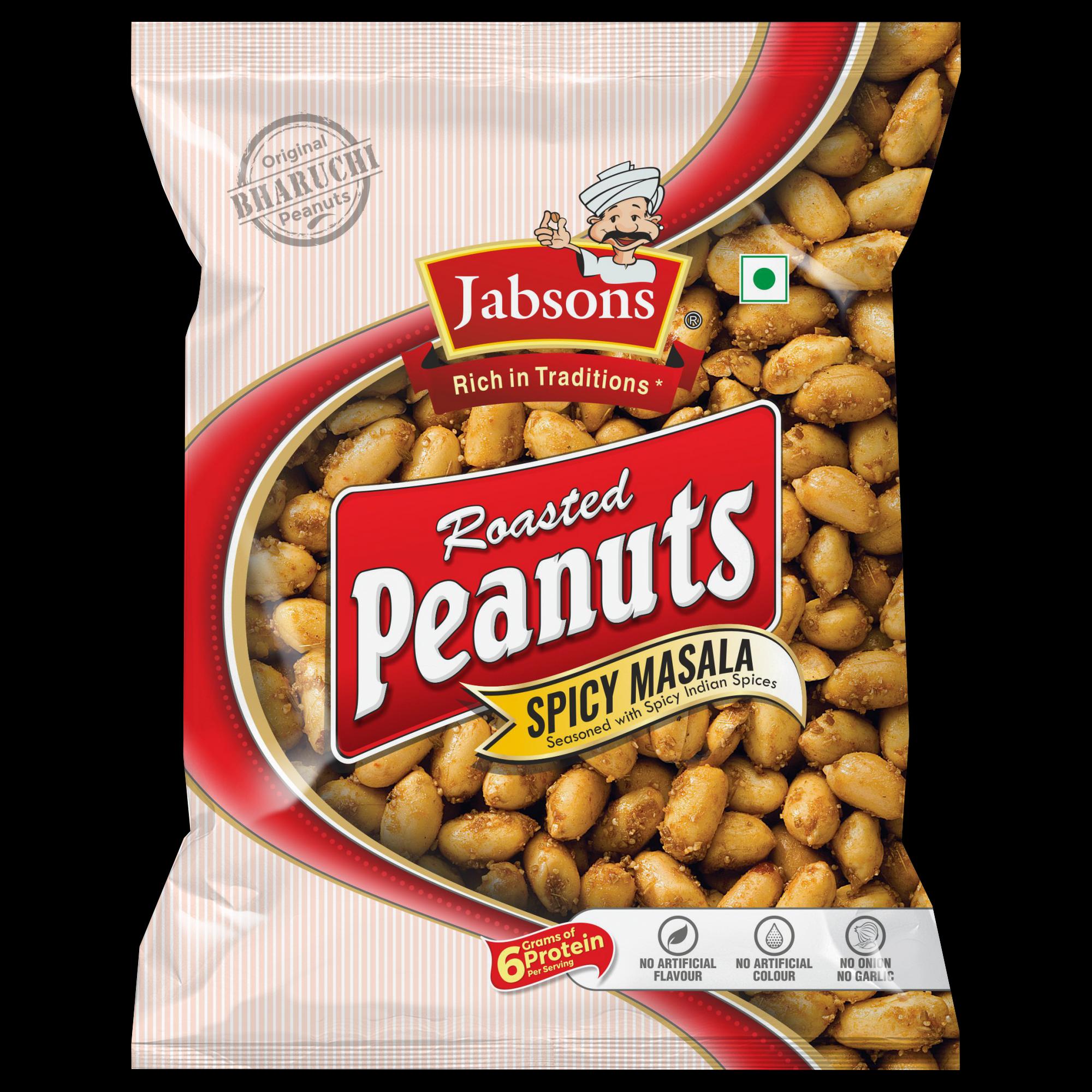 JABSONS | Jabsons Spicy Masala Roasted Peanuts 140 g