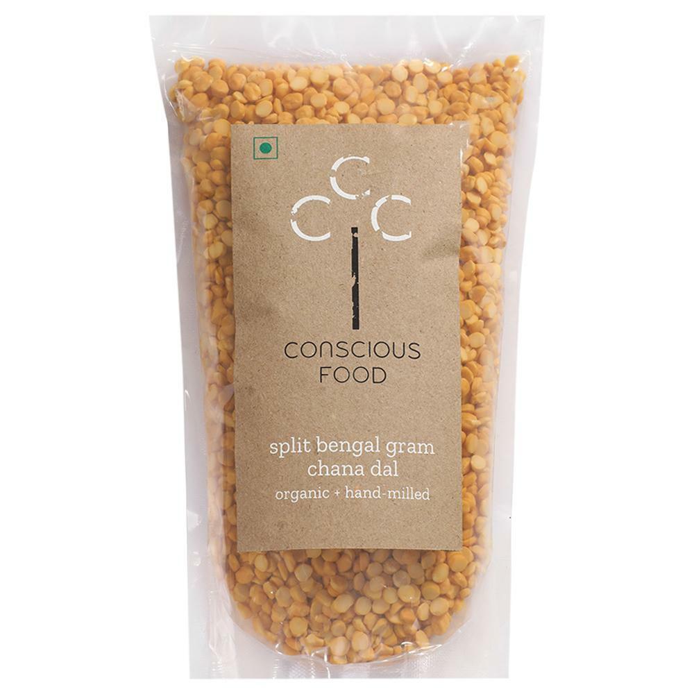 Conscious Food | Conscious Food Organic & Hand Milled Chana Dal 500 g