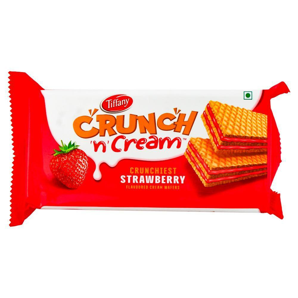 Tiffany | Tiffany Crunch 'N' Cream Strawberry Wafers 75 g