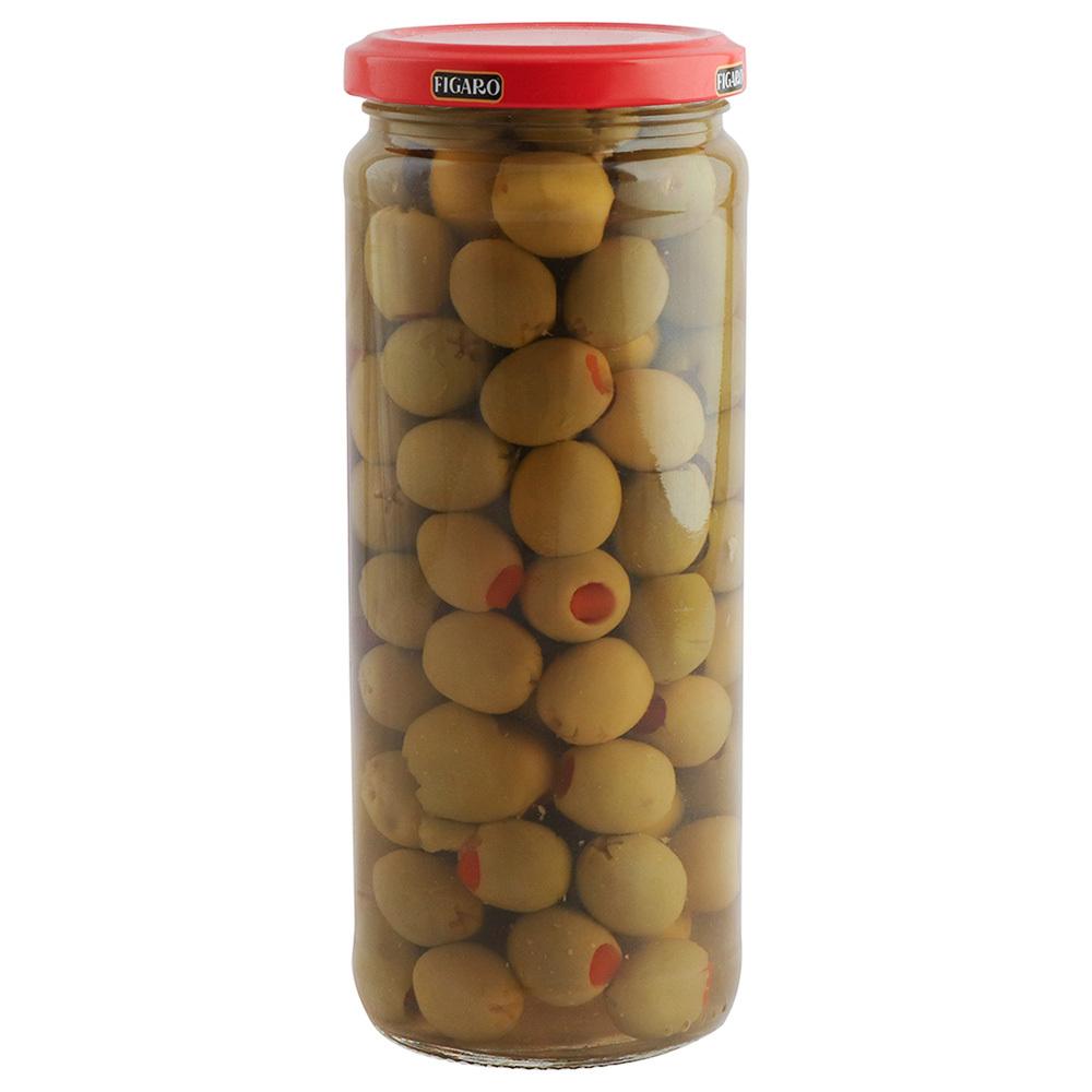 FIGARO | Figaro Stuffed Green Olives with Pimiento Paste 450 g