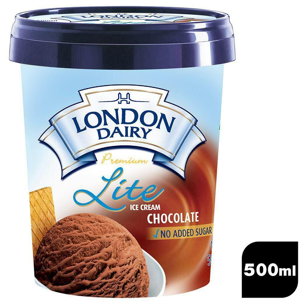 London Dairy | London Dairy Premium Lite Chocolate Ice Cream 500 ml