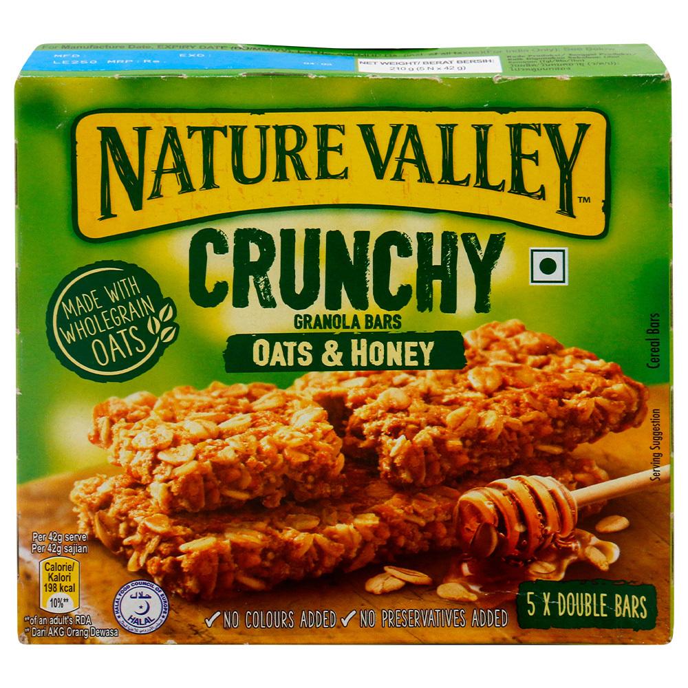 NATURE VALLEY | Nature Valley Oats 'N Honey Crunchy Granola Bar 42 g (Pack of 6)