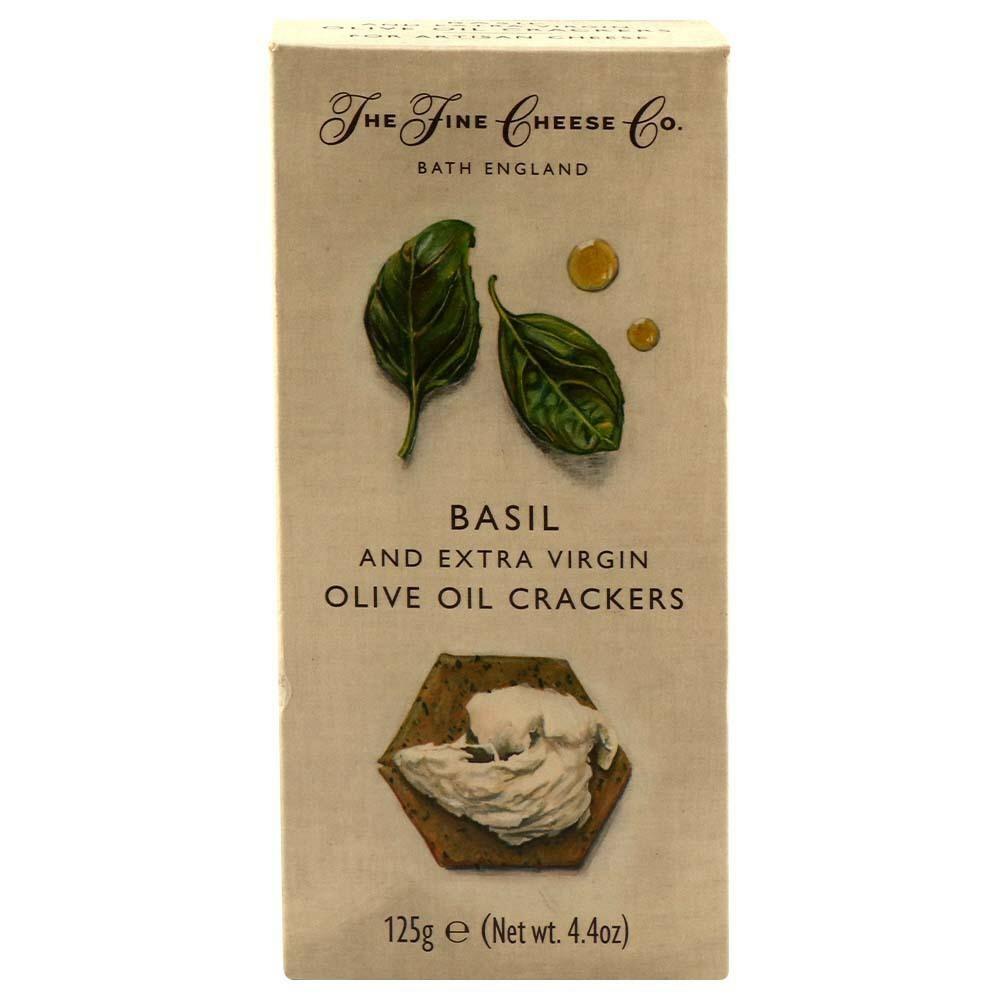 FINE CHEESE | The Fine Cheese Co. Basil And Extra Virgin Olive Oil Crackers 125 g