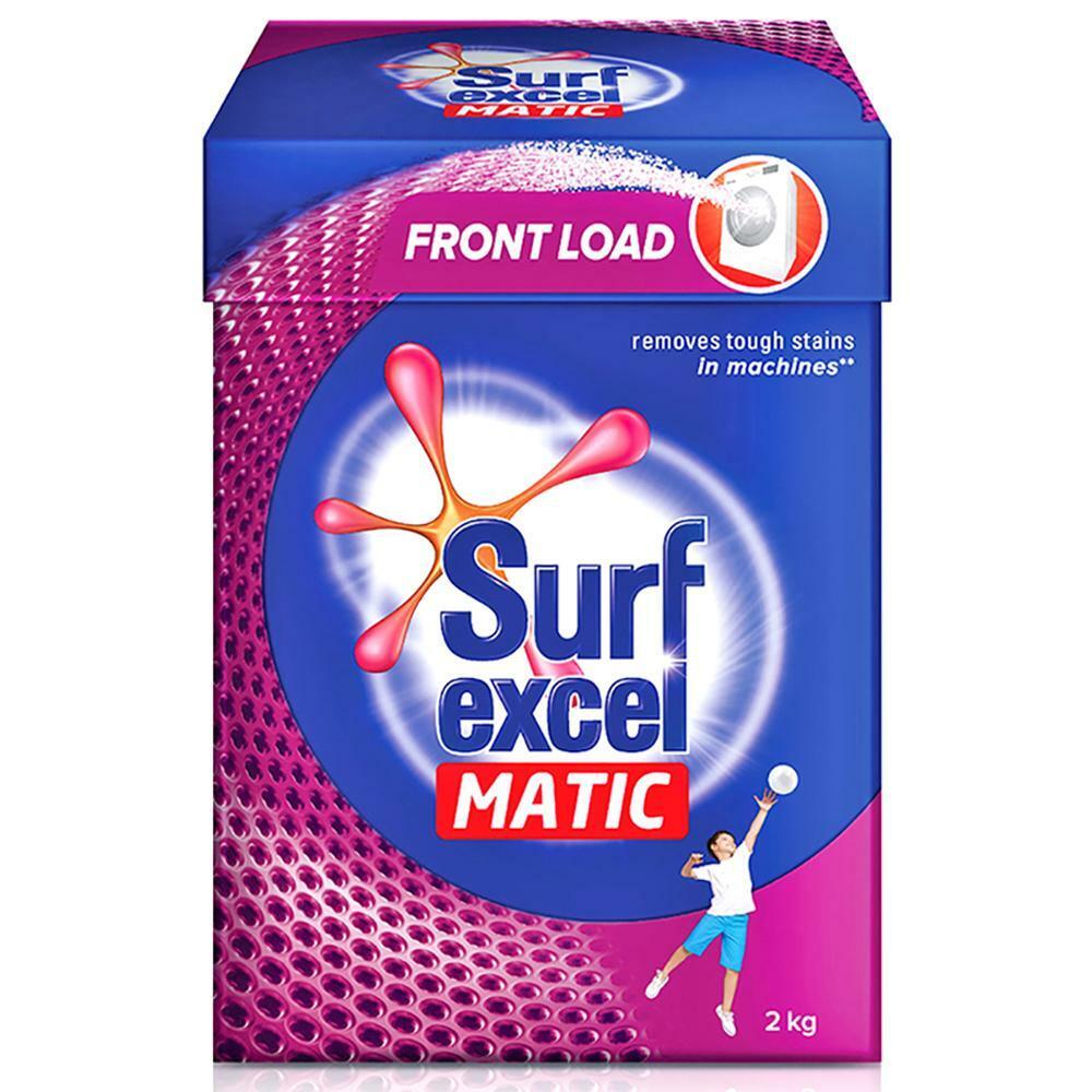 Surf Excel | Surf Excel Matic Front Load Detergent Powder 2 kg