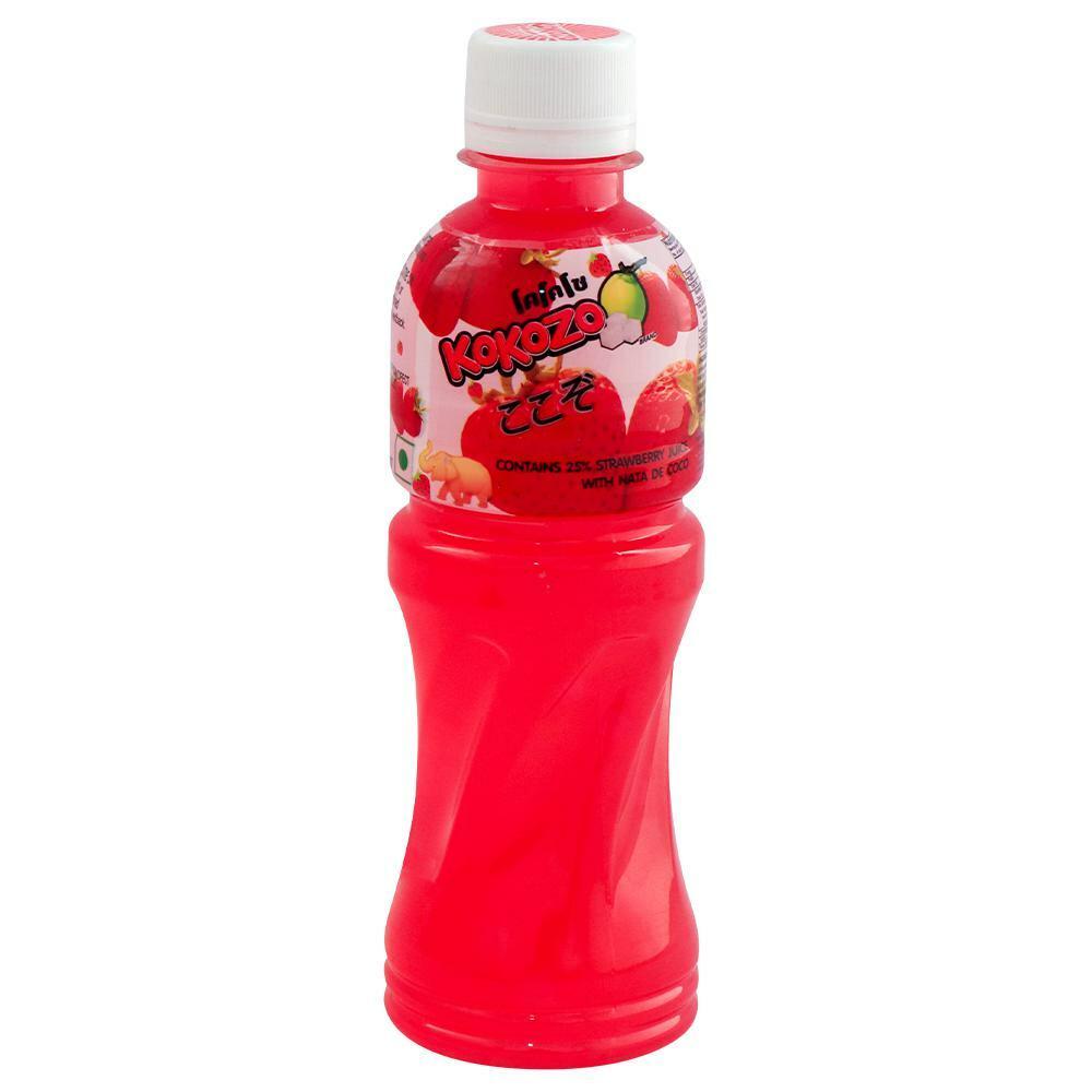 Kokozo | Kokozo Nata De Coco Strawberry Juice 300 ml