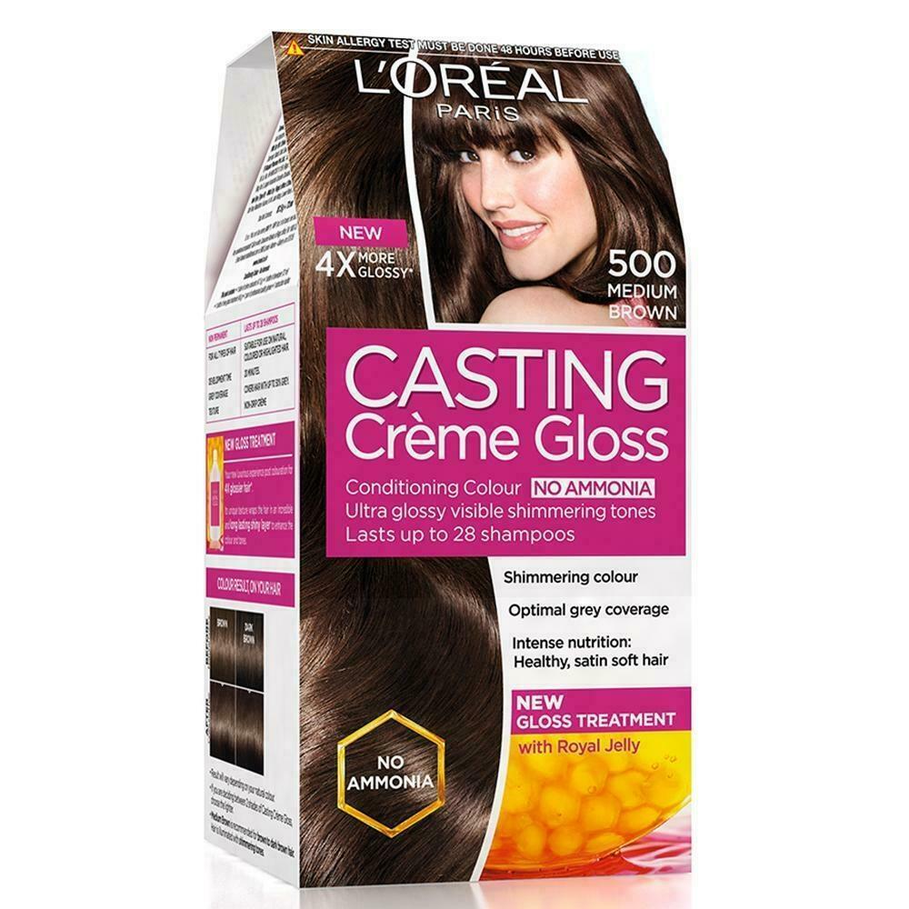 L'Oreal Paris | L'Oreal Paris Casting Creme Gloss Hair Colour, Medium Brown (500) (87.5 g+ 72 ml)