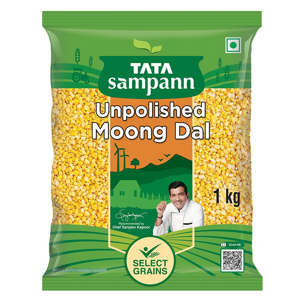 Tata Sampann | Tata Sampann Unpolished Moong Dal 1 kg