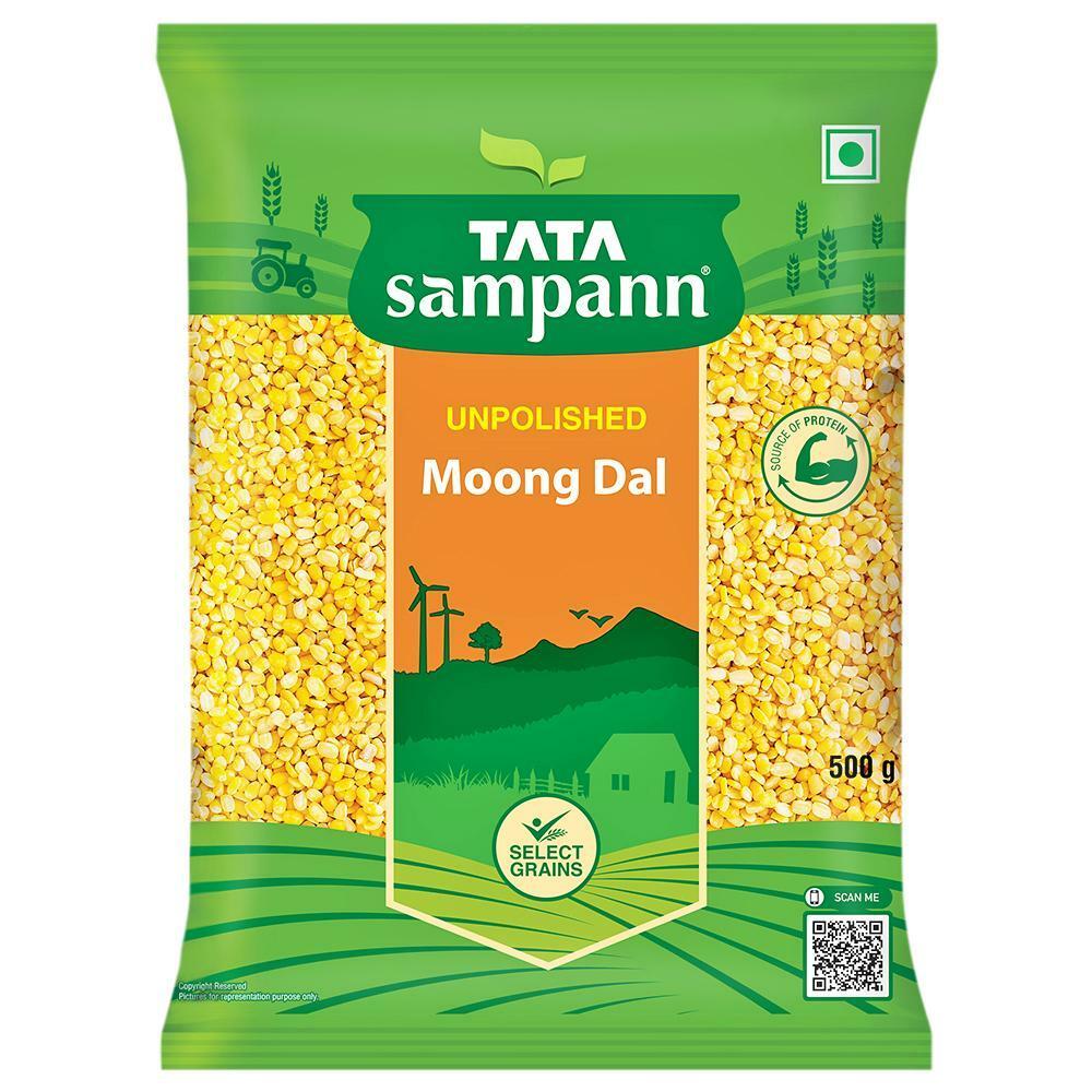 Tata Sampann | Tata Sampann Unpolished Moong Dal 500 g