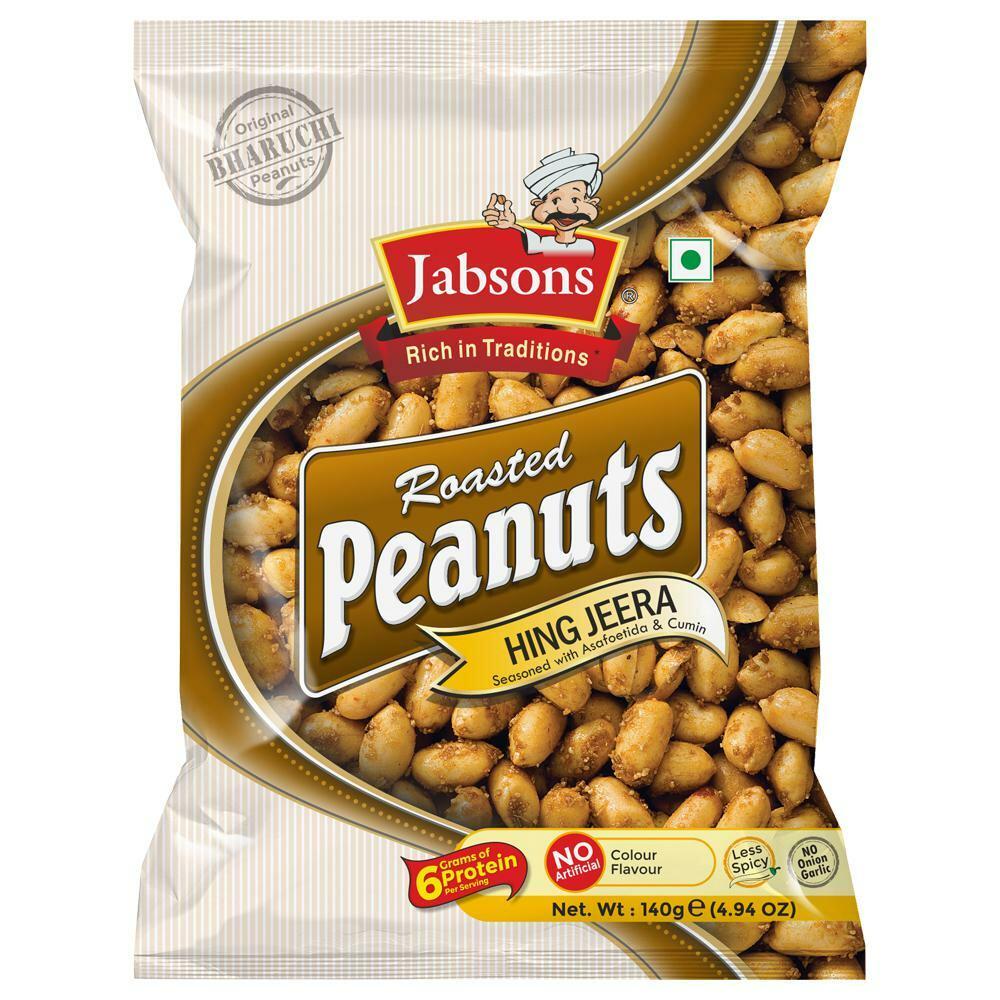 JABSONS | Jabsons Roasted Peanut Hing Jeera 140 g