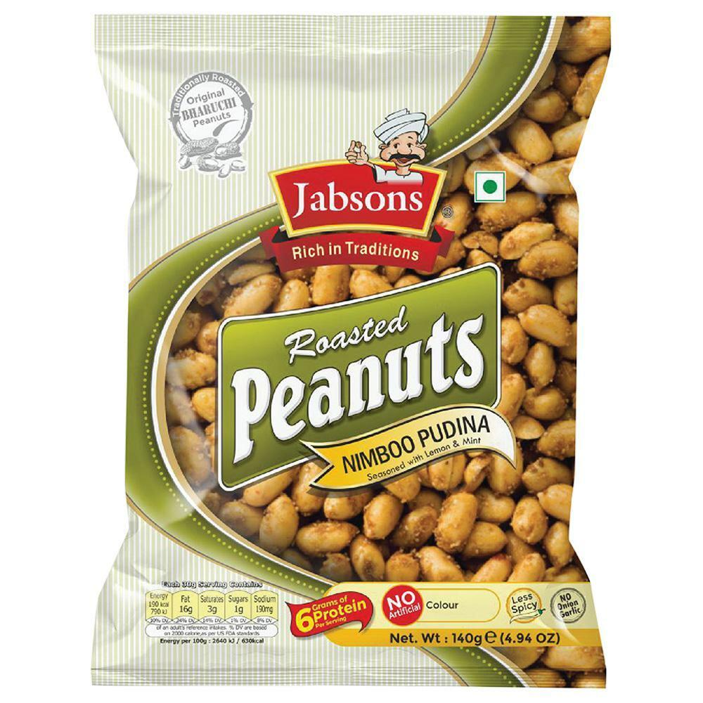 JABSONS | Jabsons Nimbo Pudina Roasted Peanut 140 g