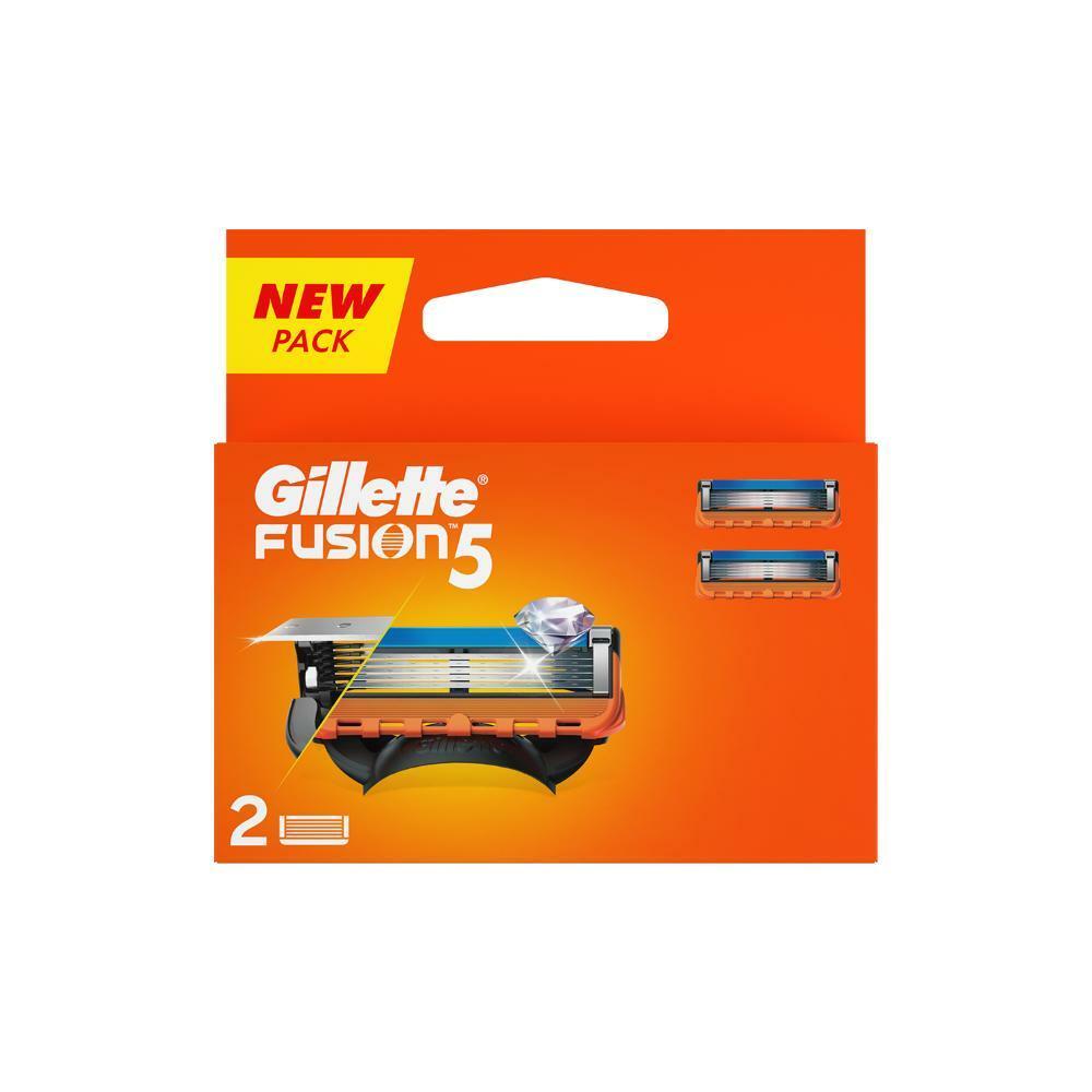 Gillette | Gillette Fusion Shaving Cartridge 5 blades 2 pcs