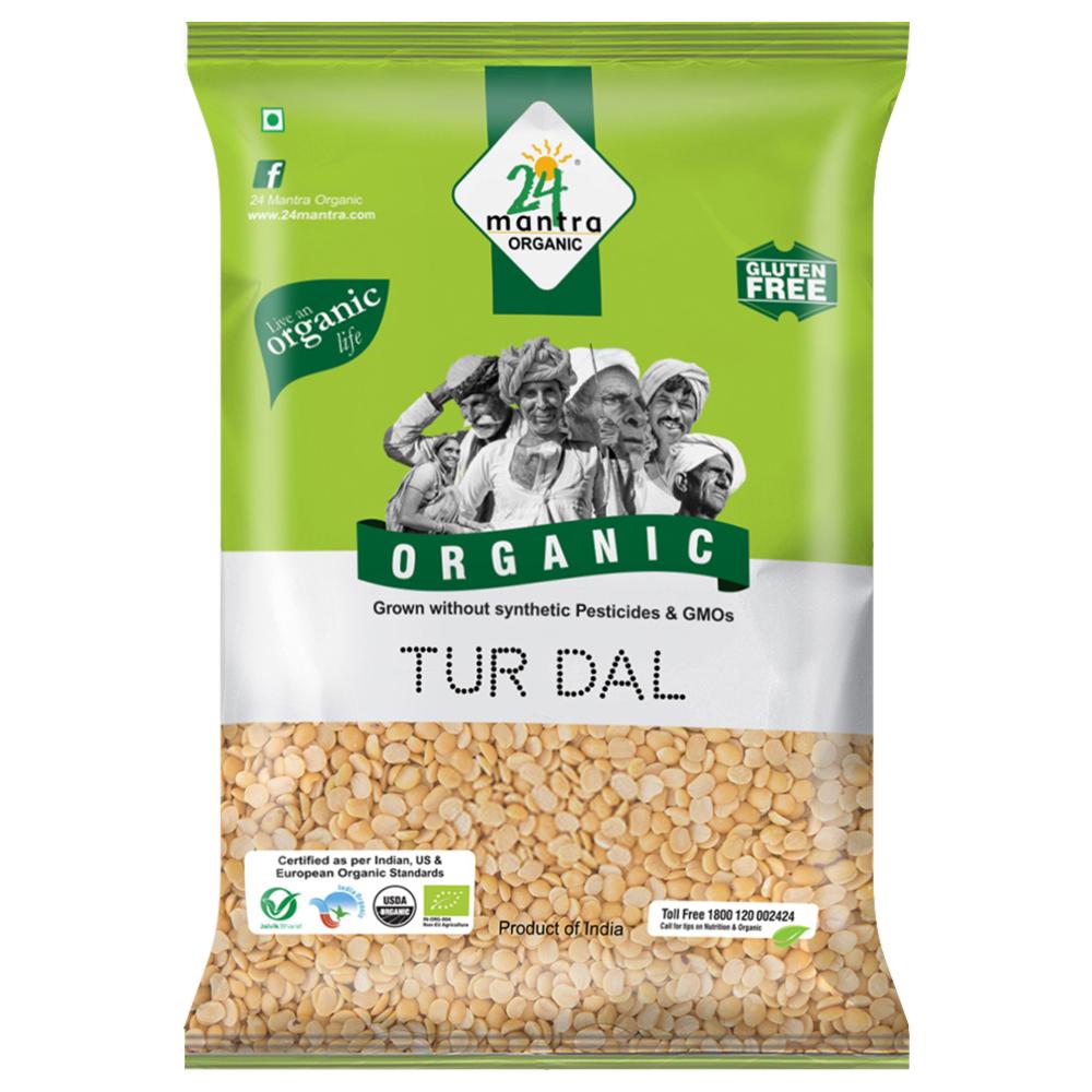 24 Mantra | 24 Mantra Organic Tur / Arhar Dal 500 g