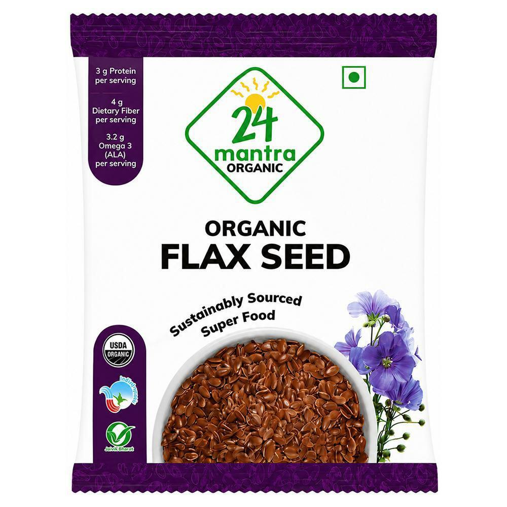 24 Mantra | 24 Mantra Organic Flax Seeds 200 g