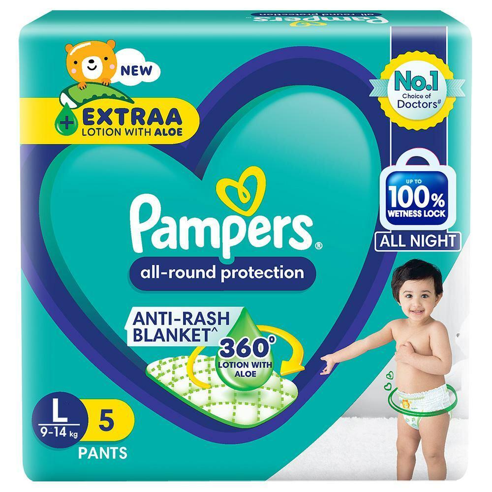 PAMPERS | Pampers All Round Protection Anti Rash Blanket L 5 Count 9-14 kg