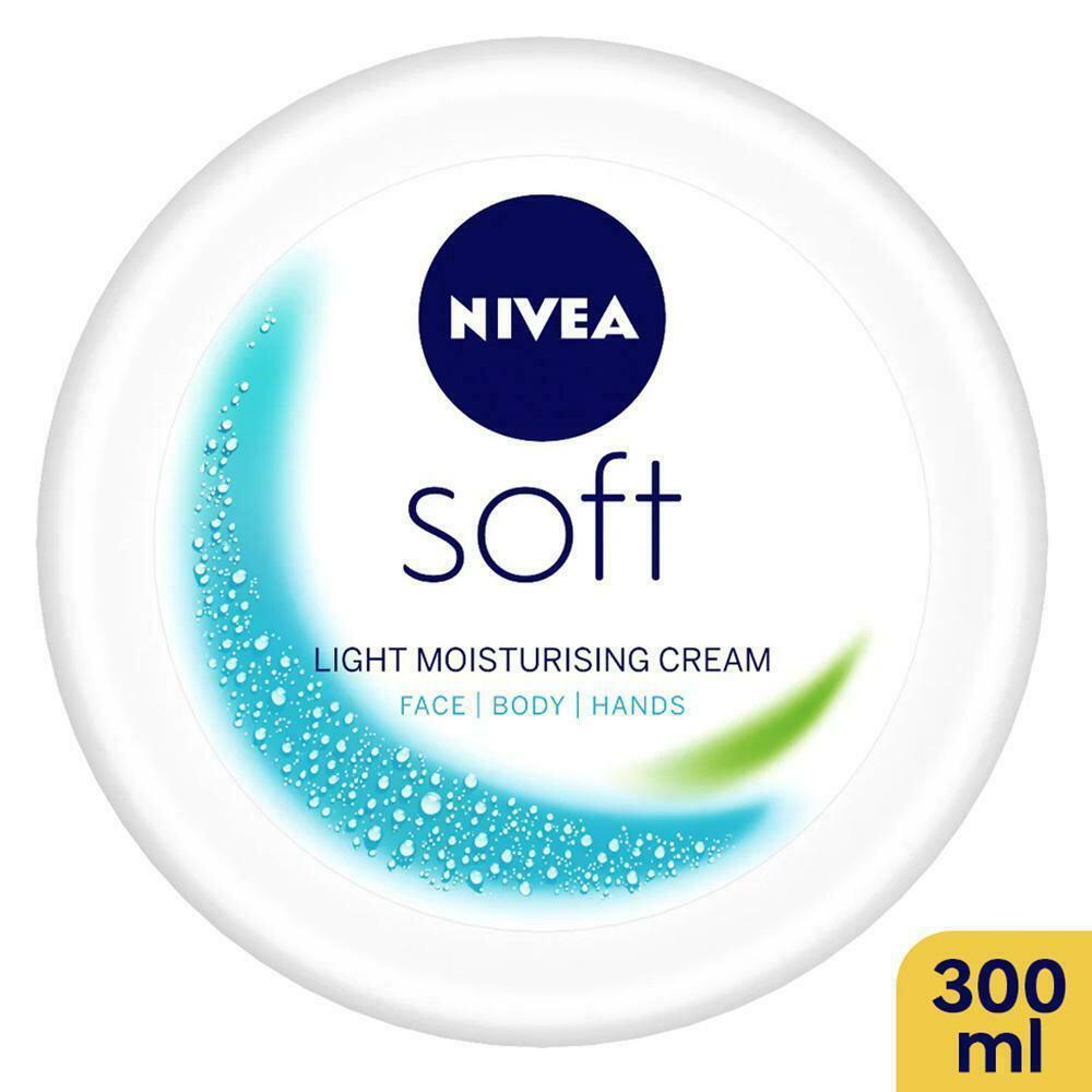 NIVEA | Nivea Soft Light Moisturiser Cream for Face, Hands & Body 300 ml