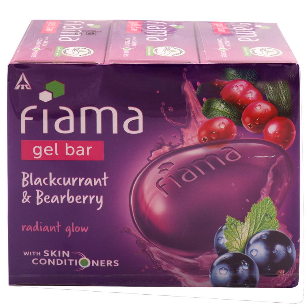 FIAMA | Fiama Bearberry & Blackcurrant Gel Bar 125 g (Pack of 3)