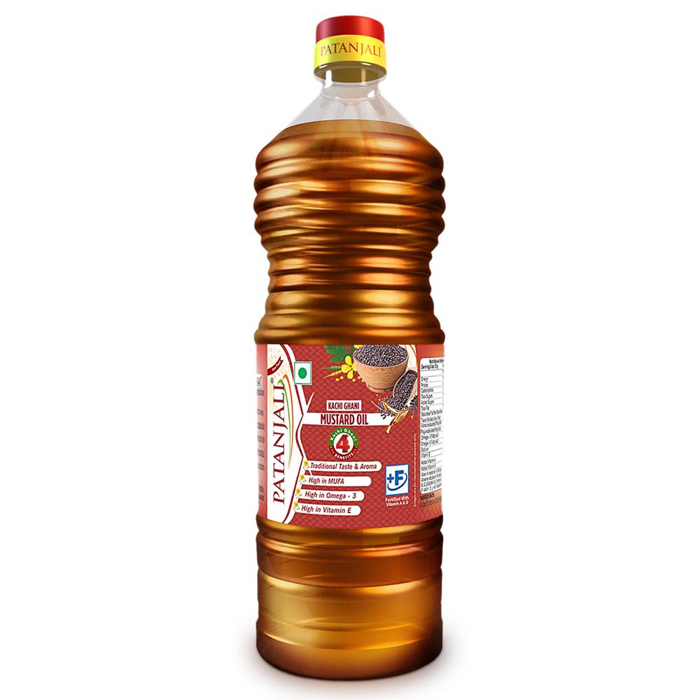 Patanjali | Patanjali Kachi Ghani Mustard Oil 1 L
