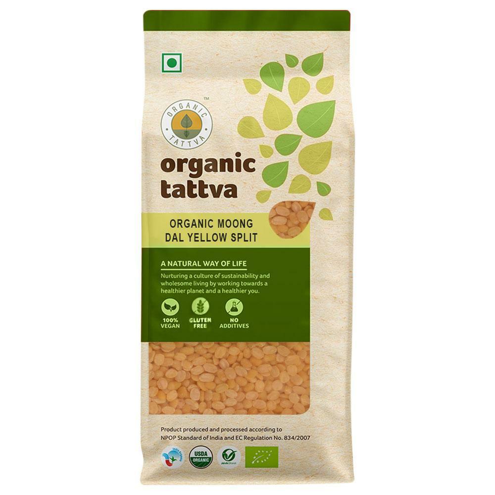 Organic Tattva | Organic Tattva Yellow Moong Dal 1 kg