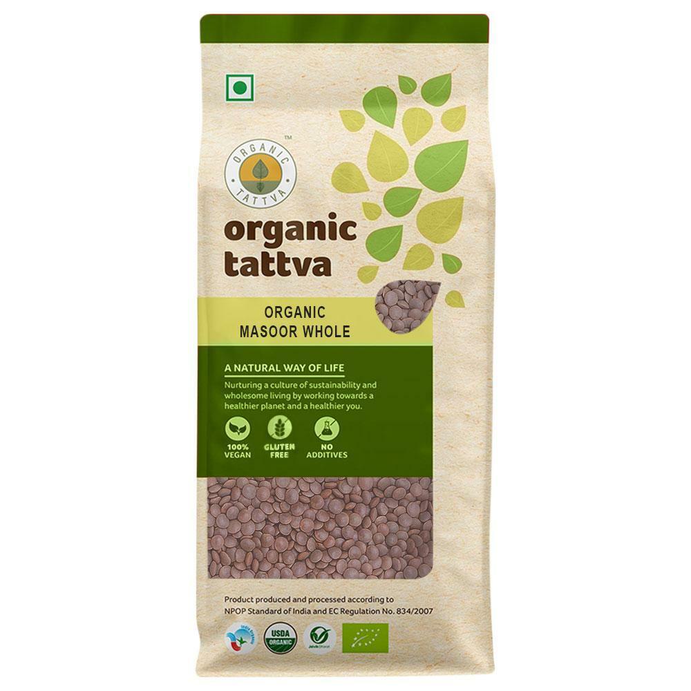 Organic Tattva | Organic Tattva Whole Black Masoor 500 g