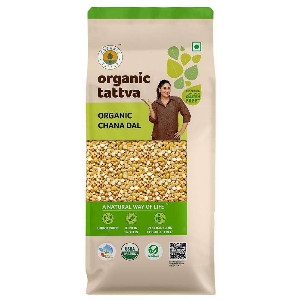Organic Tattva | Organic Tattva Organic Chana Dal 500 g