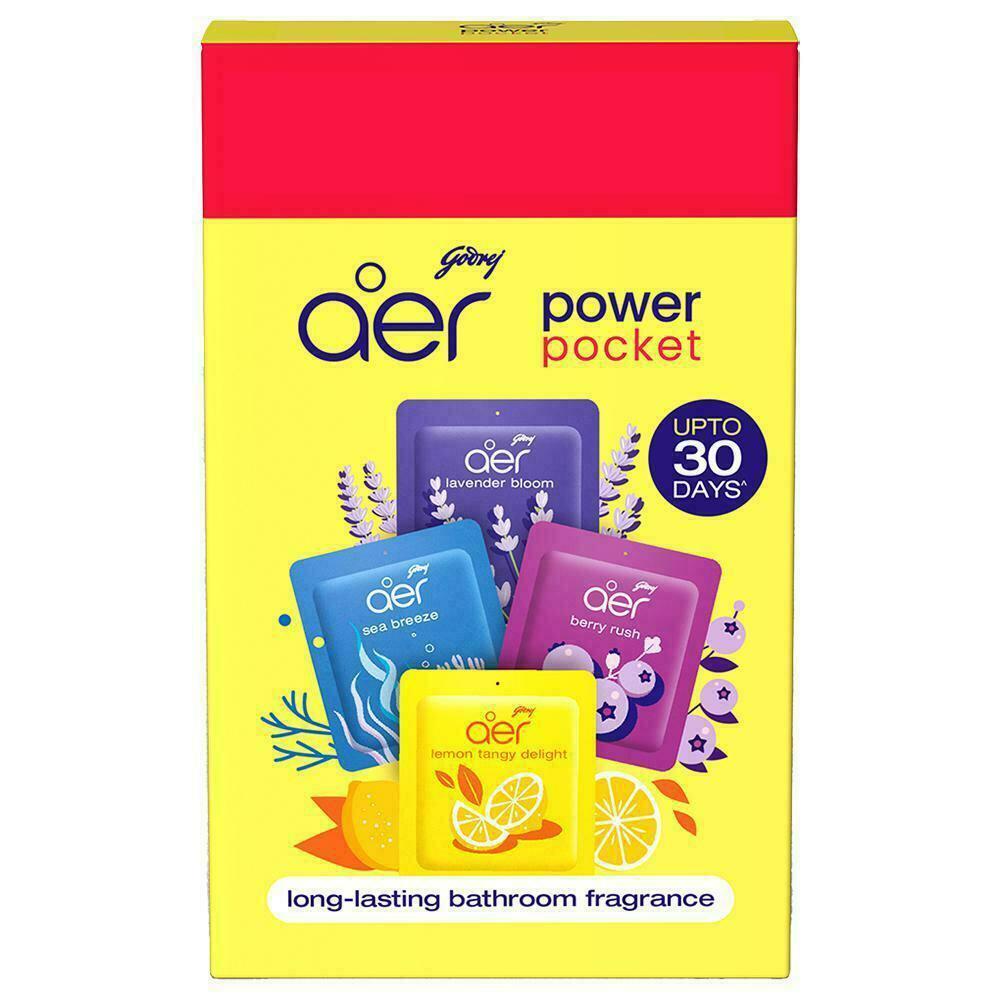 Godrej Aer | Godrej Aer Pocket Bathroom Freshener 10 g (Pack of 3)
