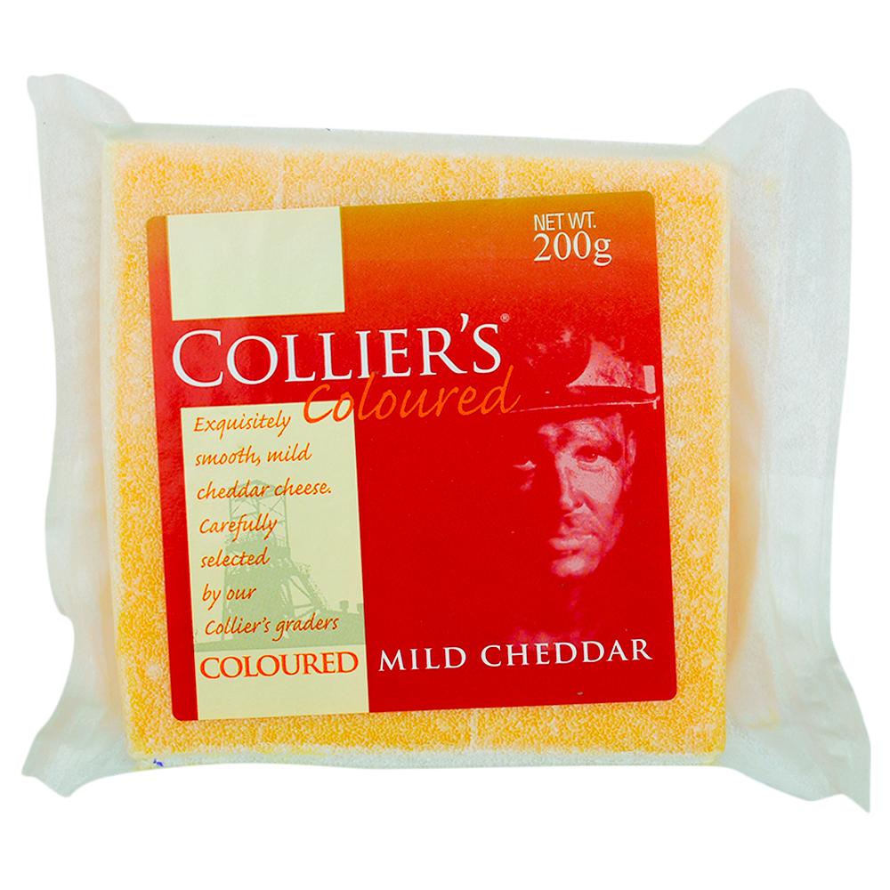 Collier's | Collier's Coloured Mild Cheddar Cheese 200 g