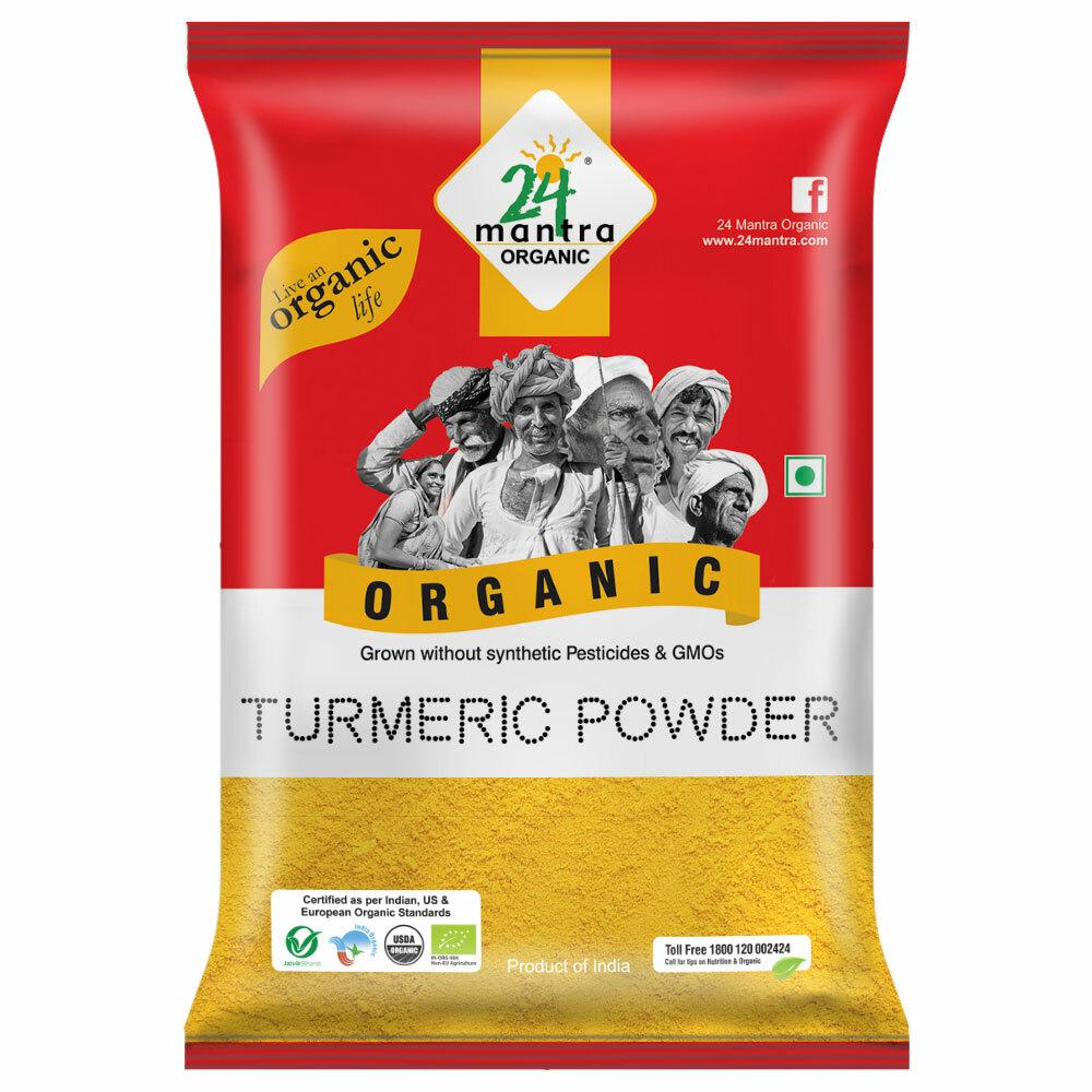 24 Mantra Organic | 24 Mantra Organic Turmeric Powder 200 g