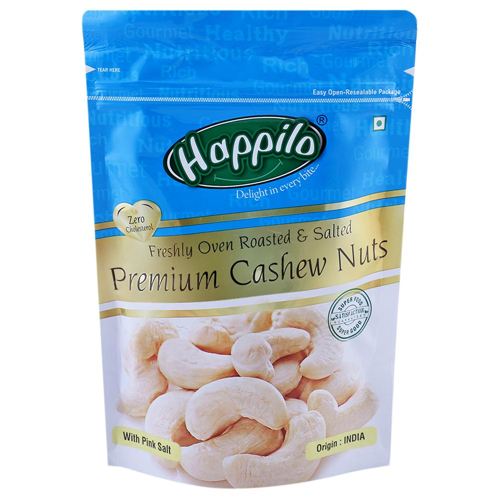 Happilo | Happilo Premium Freshly Oven Roasted & Salted Cashews 200 g