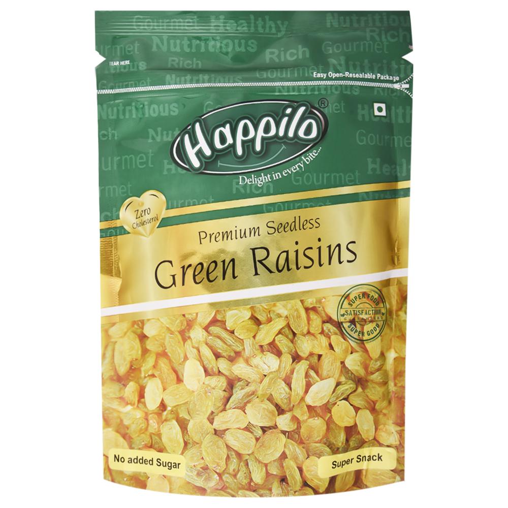 Happilo | Happilo Premium Seedless Green Kishmish 250 g