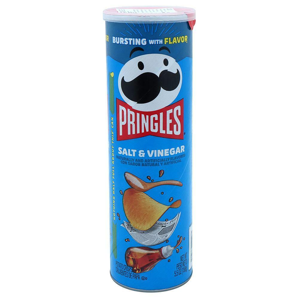 PRINGLES | Pringles Salt & Vinegar Flavour Potato Chips 158 g