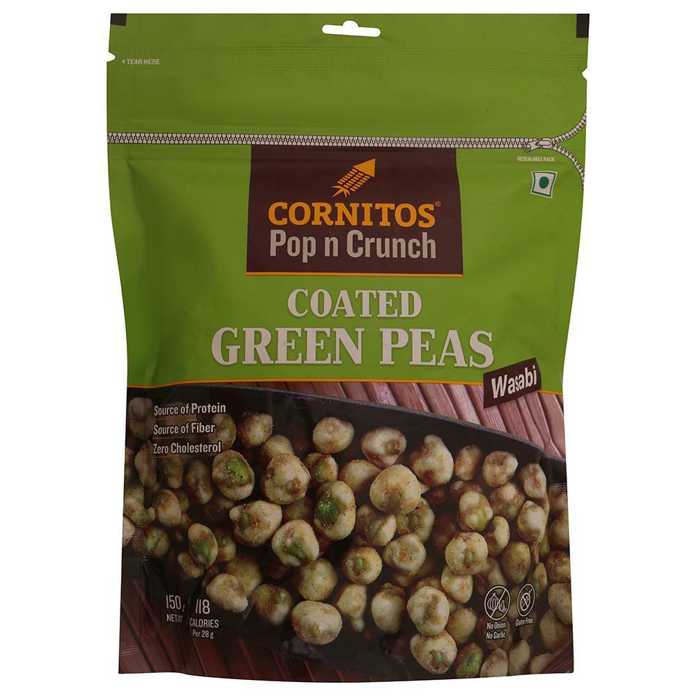 CORNITOS | Cornitos Wasabi Coated Green Peas 150 g