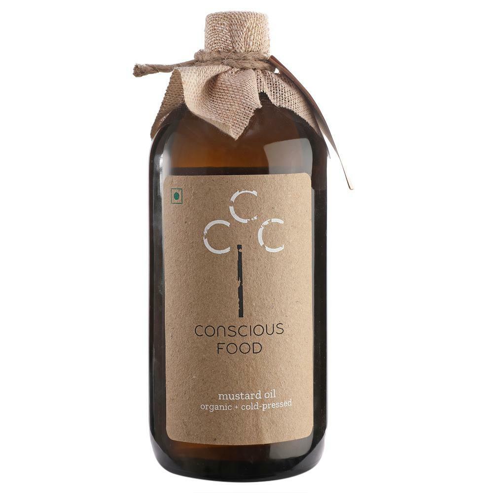Conscious Food | Conscious Food Organic Cold Pressed Mustard Oil 500 ml