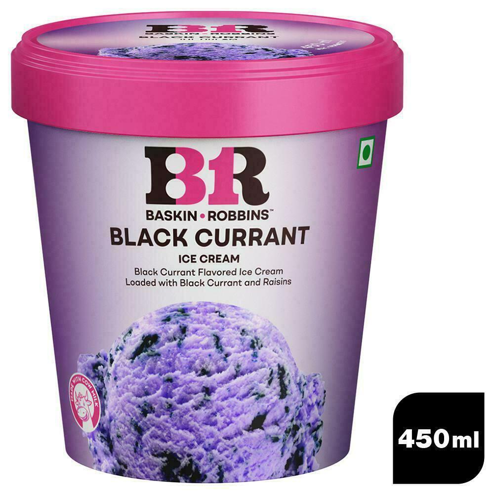 Baskin Robins | Baskin Robbins Black Currant Ice Cream 450 ml