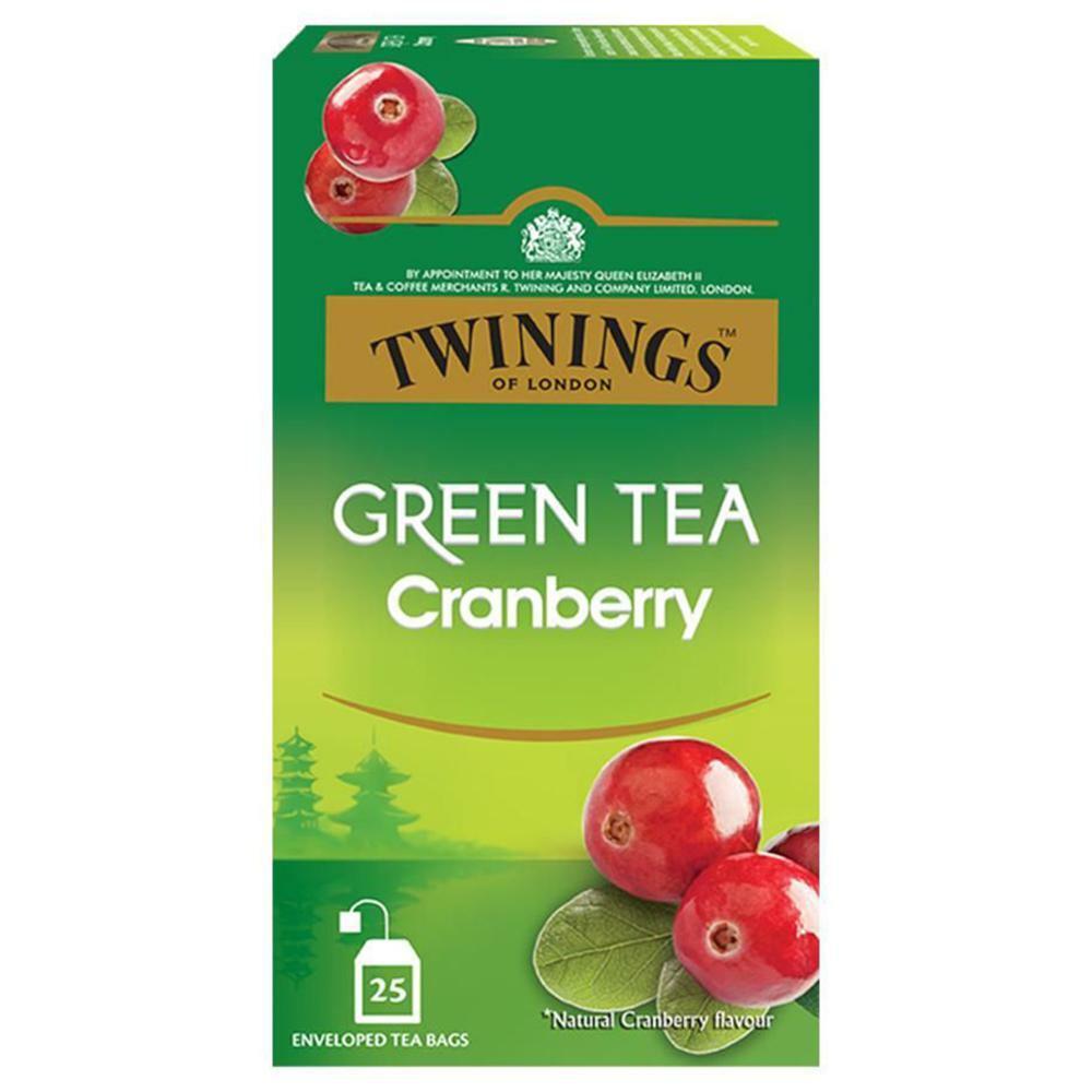 Twinings | Twinings Cranberry Green Tea Bags 25 pcs