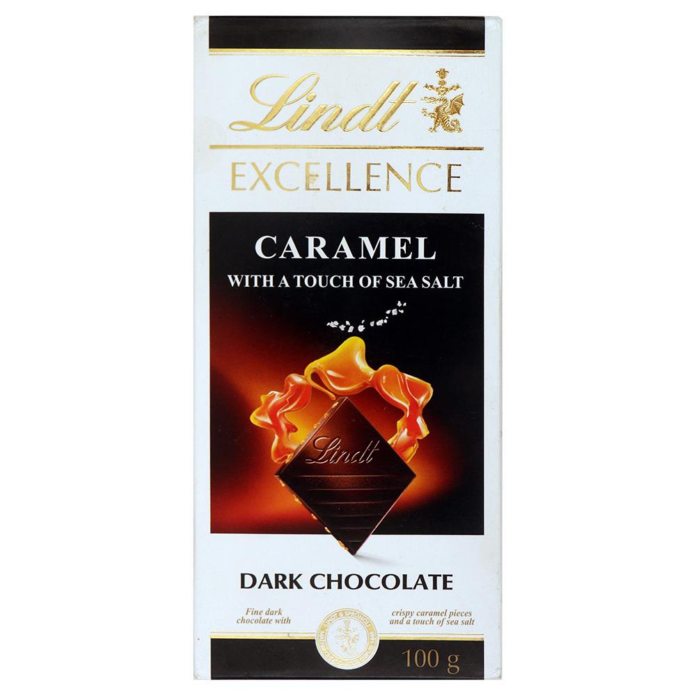 Lindt Excellence | Lindt Excellence Caramel Dark Chocolate Bar 100 g